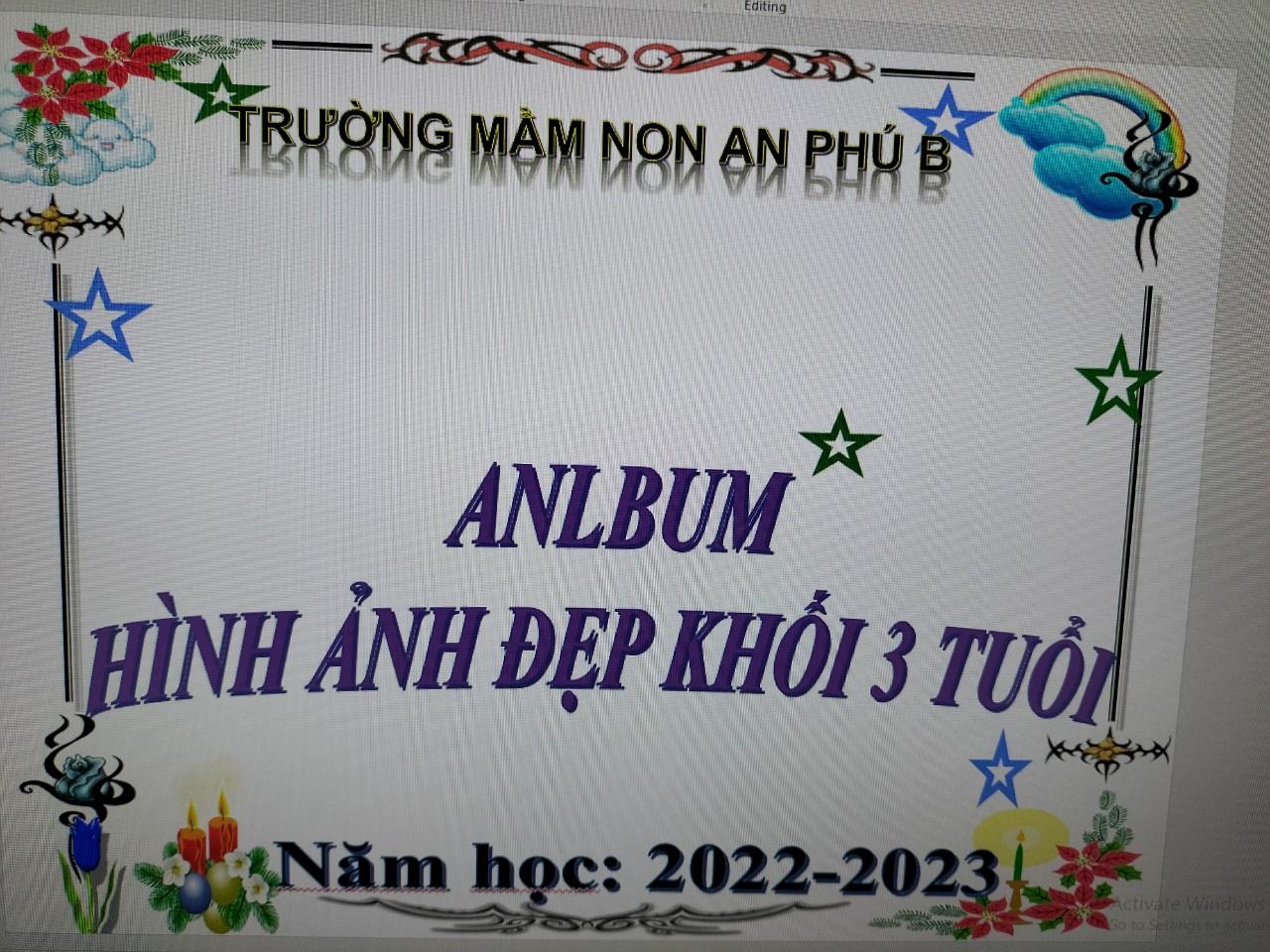 Hình ảnh đẹp khối 3 tuổi năm học 2022-2023