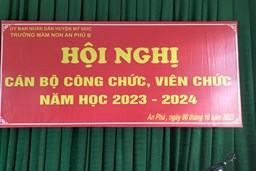 HỘI NGHỊ CÁN BỘ, CÔNG CHỨC, VIÊN CHỨC NĂM HỌC 2023 -2024