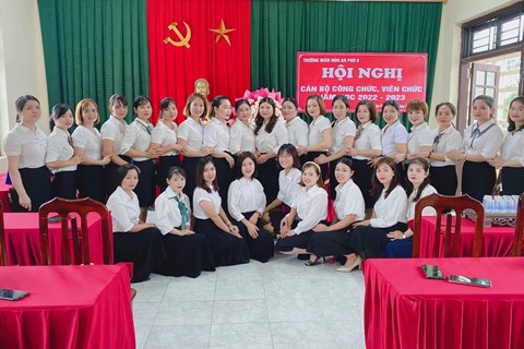 Hội nghị cán bộ công chức viên chức năm học 2022-2023